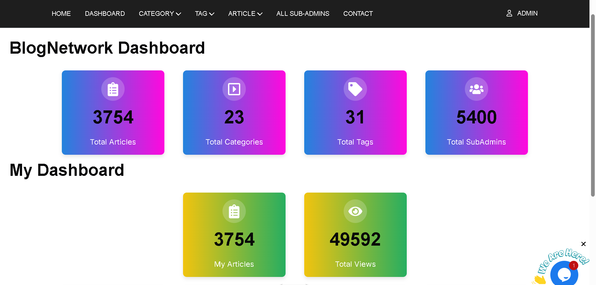 Professional Blogging & Ads Management Platform